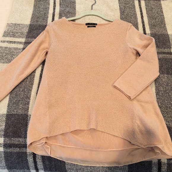 Light pink Zara Knit Sweater - Picture 1 of 3